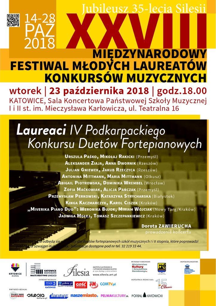 Laureaci rzeszowskiego konkursu koncertują w Katowicach