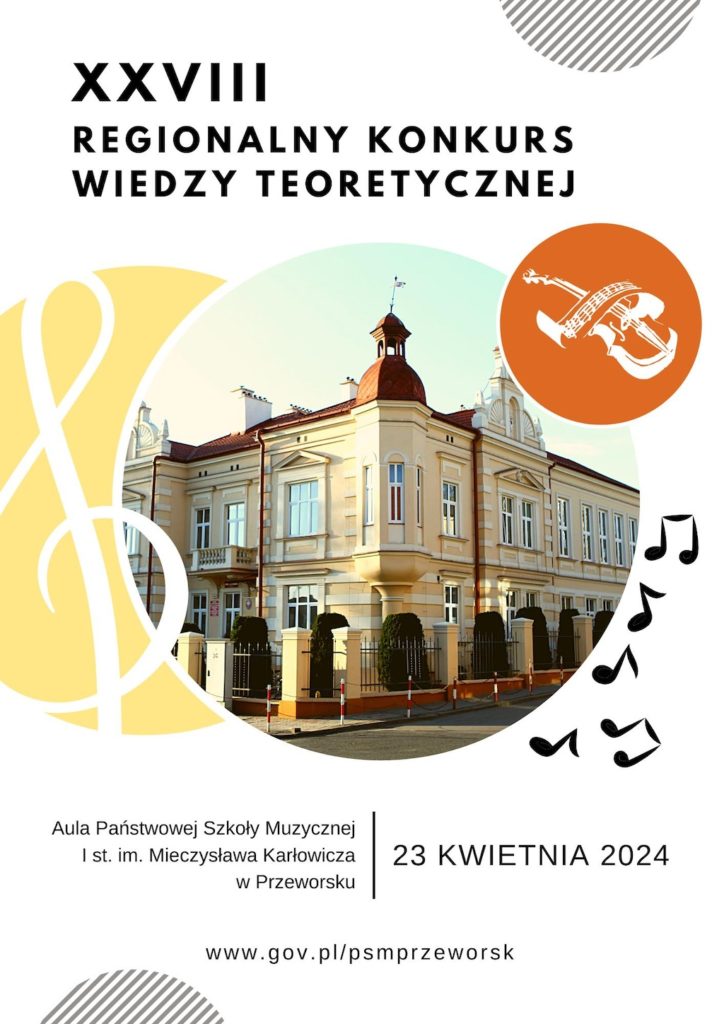Konkurs wiedzy teoretycznej - plakat - 2